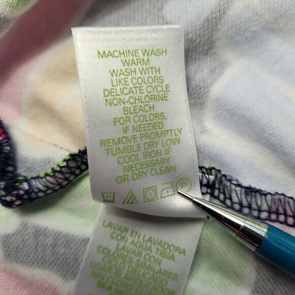 Lizgolf Geometric Print Quarter Zip Sleeveless Top size Large - Picture 5 of 6